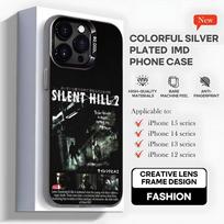 Silent Hill 2 Videogame Phone Case For iPhone 16,15,14,13,12,11,Mini,Pro,MAX,plus,Black Matte Shockproof Cover iPhone12mini gray