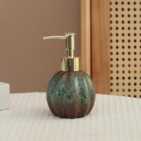 soap dispenser Pumpkin ceramic hand sanitizer bottle shampoo and shower gel press and dispense bottle     decoration   dispenser brown
