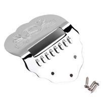 Good Quality Mandolin Tailpiece Metal Improves Sound Clear String Stability Easyly String Replacement 1 white
