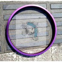 BMX Bike 20Inch Dual Layer Rims 36 Hole Small Wheel Bike Street Bike Show Bike Bicycle Anodized Rims violetinė