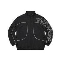 Supreme Piping Track Jacket 'Black White' Men's SUP-FW20-041 S gray