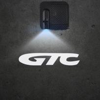 1/2PCS GTC OPC Car Door Welcome Lights Projector Logo Wireless Sensing For Opel Insignia Corsa Adam Astra Mokka Vauxhall Kr8 1 PCS gray