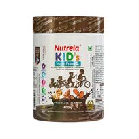 Nutrela Kids Protein Powder - 400g, Chocolate Flavour | Helps in Memory and Brain Development | Improve Muscle Mass, Bone and Teeth Strength | Id