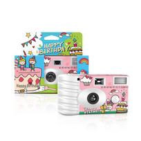 Popular Birthday Disposable Film Camera with Flash - 18 Color Exposures
