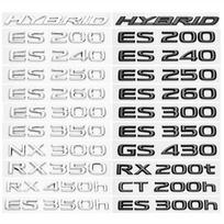 Skirta Lexus ES200 ES260 IS250 GS300 GX400 NX300 RX350 RX450h LX570 LM350 LS600h Galinės bagažinės logotipas ABS modifikuotas patobulintas raidžių logotipas LM350 gray