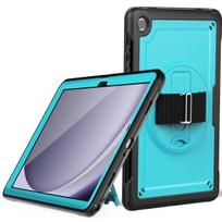 Armor Case for A9 8.7 inch For Samsung Galaxy Tab A9+Plus 11inch Protective Rugged Shockproof Cover 360° Swivel Stand A9 8.7 inch mėlyna