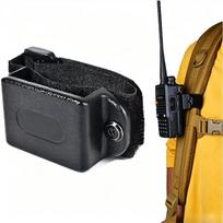 Walkie Talkie Quick Release Bracket Adjustable For Backpack Outdoor Radio Holder one size juoda