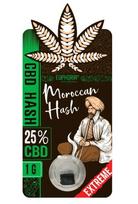 Euphoria Moroccan CBD hašišas 25 % CBD, THC <0,2 %, 1 g