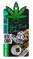 Euphoria Girl Scout Cookie CBD hašišas 9 %, THC <0,2 %, 1 g