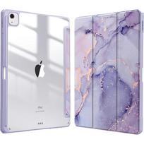 Dėklas iPad Air 11  M4 2026 / M3 2025 / M2 2024, Smartcase Hybrid, su rašiklio laikikliu, Marmuro violetinis