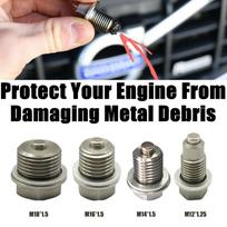 M18/M16/M14*1.5 M12*1.25 Magnetic Oil Drain Plug Neo Magnets Oil Drain Sump Nut Drain Bolt Silver Fuel System Fittings7