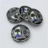 4 vnt. 75 mm automobilio ratlankio centrinis dangtelis, stebulės dangteliai, emblemos priedai Mercedes benz AMG C E S GLE CLC klasei W204 W203 W205 W124 W221