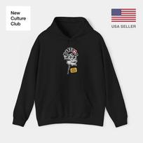 baker2g baker skateboards Video Vintage Logo Retro Classic Skate Hoodie Print S black