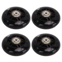 4 PCS Inline Skate Flash Wheel Roller Skate PU Wheels Replacement Skate Wheels 69mm gray
