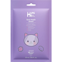 MiniMi Kids Beauty Lavander vaikiška lakštinė veido kaukė, 25 g