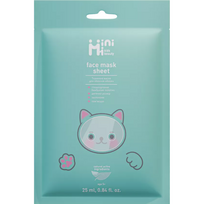 MiniMi Kids Beauty Aloe vaikiška lakštinė veido kaukė, 25 g.