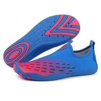 Beach shoes women's snorkeling shoes swimming barefoot anti-cut creek socks shoes men's non-slip outdoor quick-drying wading creek shoes 46 blue