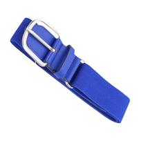 Teenage Elastic Baseball Waist Belt Stretchy Softball Waist Band Fashionable Decorative Alloy Buckle Waistband mėlyna