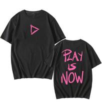 Ed Sheeran Žaisk Dabar Marškinėliai Trumpomis Rankovėmis Medvilniniai Madingi Marškinėliai Laisvalaikio Vyrams Moterims Laisvi Marškinėliai Streetwear Unisex Spausdinti Marškinėliai M black