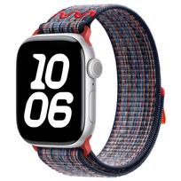 Sportinė kilpa Apple Watch apyrankei 46mm 44mm 40mm 42mm 45mm 41mm Ultra 3 49mm 44 mm Nailoninė apyrankė iWatch Series 11 10 9 SE 7 6 5 4 38 40 41(S10-11)42mm gray