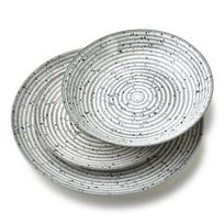 Pietų servizas AffekDesign Stripes, porcelianas, pilka sp., 18 vnt.