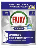 Indaplovių kapsulės Fairy Professional Platinum, 81 vnt.