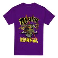 Tmnt: Mutant Mayhem Donnie City 100% Cotton T-shirt Mens Tees Top S-4XL, Purple 2XL black