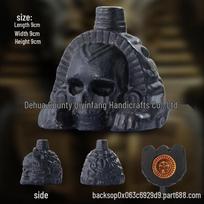 Aztec Death Whistle Prank Toy - Eerie Outdoor Screaming Sound gray