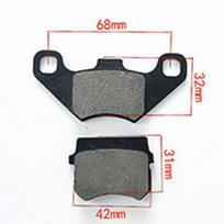 ATV Brake Pads 50-125CC Dune Buggy & Beach Buggy Friction Pads for Taotao SunL gray
