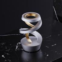 Metal Counter-Gravity Levitating Gyro Relaxation Plaything Desktop Levitating Rotating Pendulum Relaxation Artifact Fingertip Gyro gray