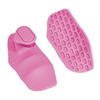46024 Pairs Weight Lifting Grips Grips Hand Women Gym Workout Anti-Slip Men Palm Protection Dumbbell A pink