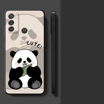 Phone Cover Case for Motorola Moto G53 G30 G52 G50 G22 Edge40 G51 G73 G32 Edge 20 Pro 30 Lite G71 G60s Cartoon Cute Panda Motorola Moto G50 white