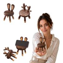 Phone Stand for Desk, Adjustable Cell Phone Holder Compatible with , Portable Foldable Stand One Size brown