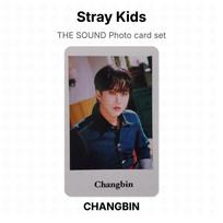 Stray Kids THE SOUND Photo card set Official Photocard CHANGBIN gray
