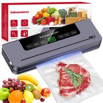 80KPa Powerful Vacuum Sealer – Multi-Functional Food Saver for Fresh & Liquid Foods, Includes 20 Bags, Fast Automatic Sealing