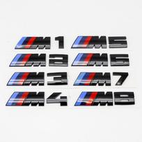 3D ABS Automobilio Sparno Bagažinės Galinės Logotipo Raidės BMW M Emblemai M1 M2 M3 M4 M5 M6 M7 M8 E46 E36 E34 F10 E90 F30 E60 E53 E30 E92 E87 T6 M8 juoda