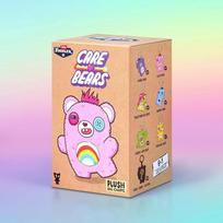 ZURU Fuggler Care Bear Raktų pakabukas, 5 coliai | Oficialiai licencijuotas Fuggler rinkinys;linksmas, savitas personažas su ikoniškais dantimis;švelnus kolekcinis pliušas beige
