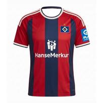 26-27 Sportiniai Suaugusiųjų Laisvalaikio Marškinėliai Hamburger SV Futbolo Trečiasis Marškinėlis Kvėpuojantis Greitai Džiūstantis Vasaros Atsitiktinis Lengvas Šeimos Marškinėlis 6XL