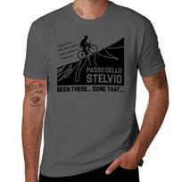Passo Dello Stelvio Cycling Tshirt Daily Work Short Sleeve Top 4XL black