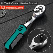 Torque Wrench,1/4  3/8  Steel High Torque Ratchet Wrench for Socket 72 Teeth Quick Release Wide Used Professional Hand Tool