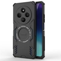 Shockproof Armor Case For Xiaomi Poco C75 Magnetic Adsorption Wireless Charge Cover For Poco C75 Phone Case For Poco C75 Case Poco C75 juoda