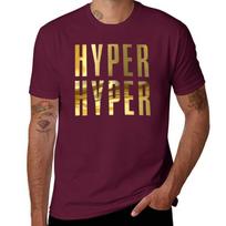 Hyper Hyper - paspirtuko juostelių rinkiklis hit 90s auksinis leidimas Marškinėliai oversized džemperiai paprasti vyriški marškinėliai S brown