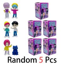 Q Version K-pop Demon Hunters Figure Huntrix Figures Demon Hunters Figure Toy Derpys Tiger Rumi Italian Brainrot Ornament blue