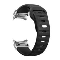 Silikoninis dirželis, skirtas Samsung Galaxy Watch 6 5 4 40mm 44mm 5Pro 45mm be tarpų, skirtas Galaxy Watch 6 Classic 43 47mm 42 46mm Correa for Watch 4 Classic black