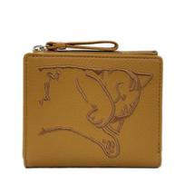 Manhattaner's Fig Purse 75-1811 Women's Bifold Wallet, Camel brown