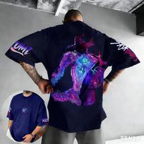 KPop Demo Hunter Vyriški Moteriški Marškinėliai Rumi Jinu Anime Marškinėliai 2026 Vasaros Prabangos Mada Vyriški Moteriški Oversized Marškinėliai Y2K 3XL black
