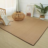 Japoniškas bambukinis tatami vasaros kilimėlis miegamajam, svetainei ar arkiniam langui - Vėsus pintas kilimėlis grindims ar lovos šonui 60x180 cm beige