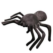 Black Spider Plush Toy Huge Realistic Fluffy Stuffed Animal 25*40cm