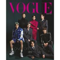 Vogue Hong Kong Magazine, January 2022 Issue, BTS Cover, Type A gray