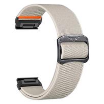 22/26mm Nailoninis QuickFit dirželis, skirtas Garmin Fenix 8 51/47mm E 7 7X Pro 6 6X dirželiai, skirti Instinct 3 2X 2 Marq Gen2 Epix Apyrankės dirželis QuickFit 26mm juoda